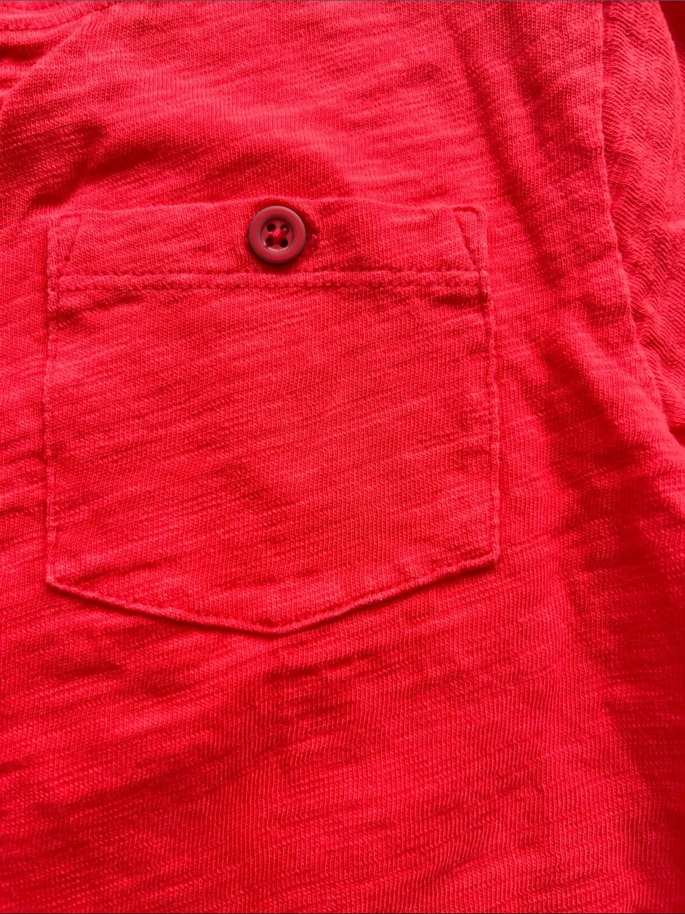 Gymboree Red Short-Sleeve Pocket Tee